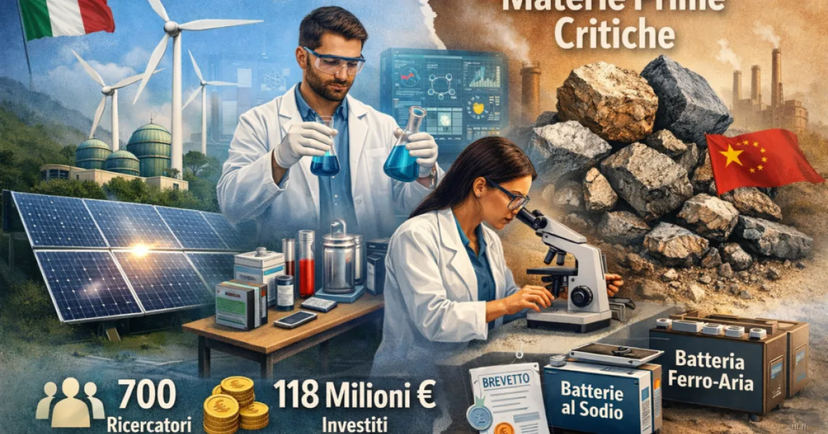 L'Italia non disperde il tesoro del Pnrr: 118 milioni e dieci brevetti pronti per le batterie pulite