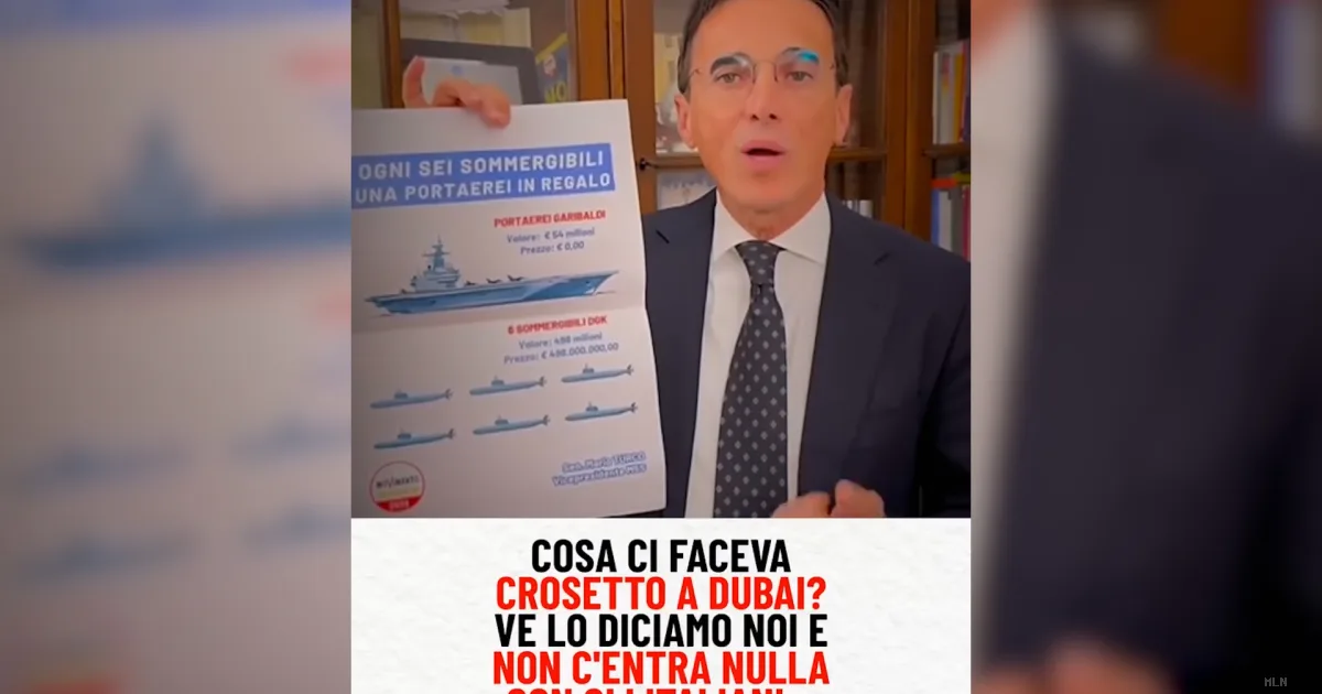 M5s all'attacco: «Crosetto chiarisca lo scambio Garibaldi-Drass con l'Indonesia»