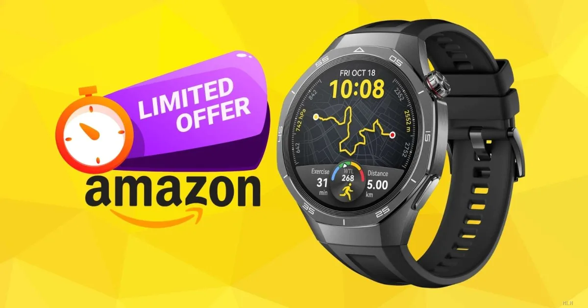 Huawei Watch GT 5 Pro in sconto: lo smartwatch con 100 sport e 14 giorni di autonomia a 209 euro