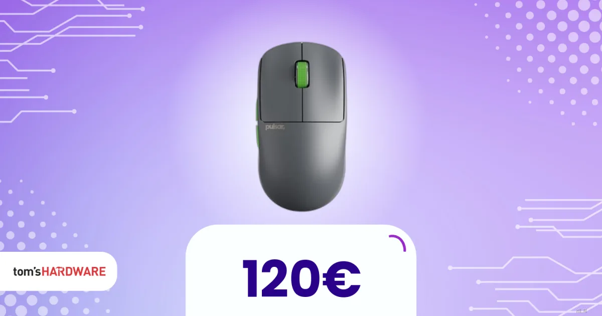 Mouse gaming Pulsar X2 a 119€: l'occasione per i competitivi su Amazon Prime