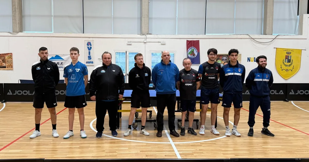 Tennistavolo, la Top Spin Messina domina a Nulvi e vola in solitaria al terzo posto