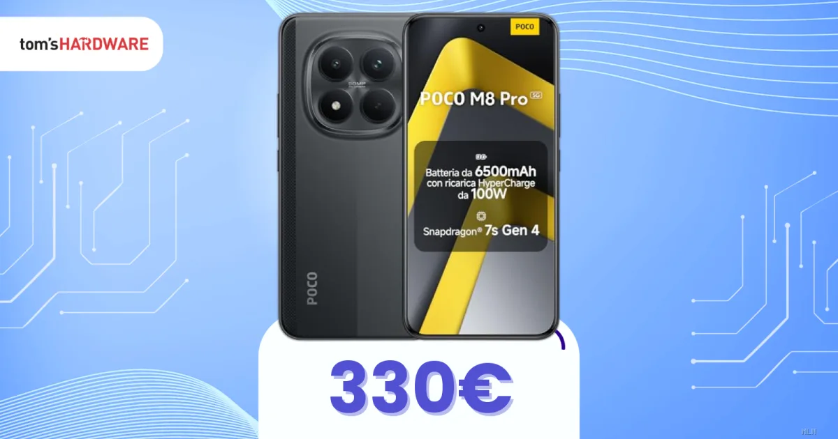 POCO M8 Pro 5G in offerta lampo: il mid-range che sfida i flagship a prezzo dimezzato