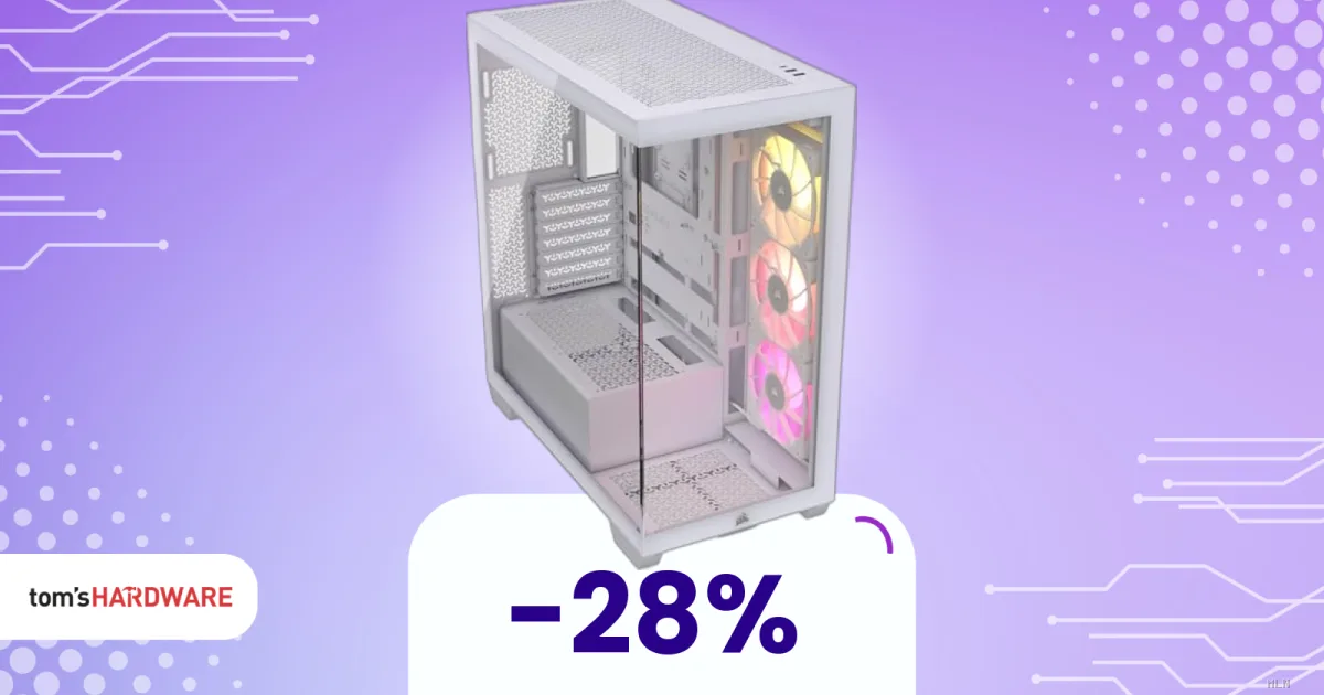 Corsair iCUE Link 3500X RGB: il case gaming scende a 140€ su Amazon