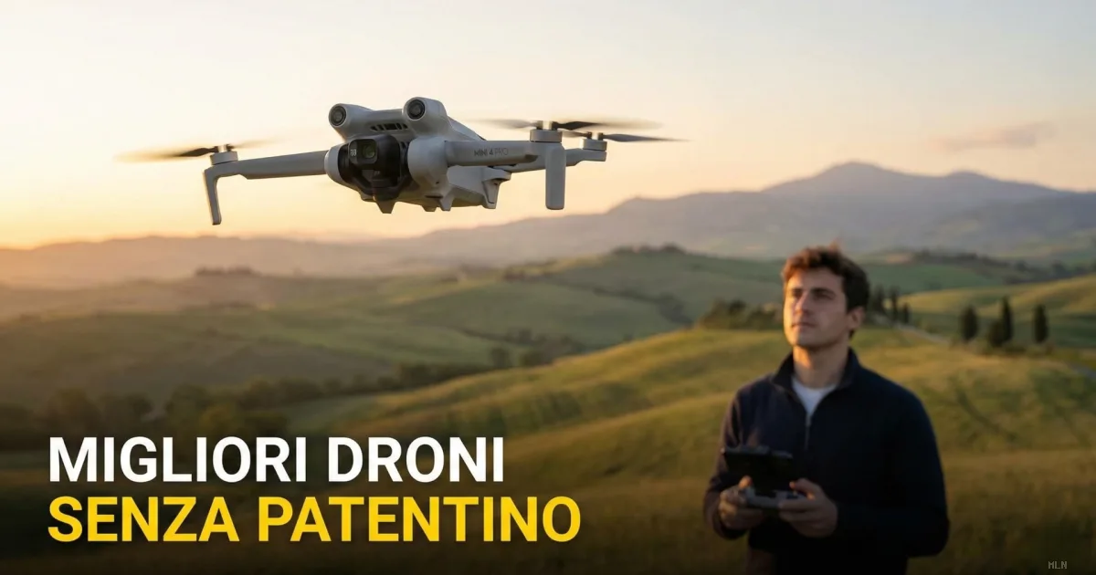 Droni senza patentino: la guida ai modelli migliori per chi vuole evitare la burocrazia