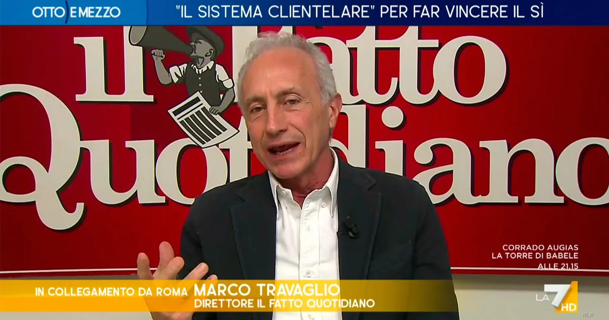 Travaglio contro il fronte del Sì: «Campagna piena di bugie, ci trattano da ingenui»