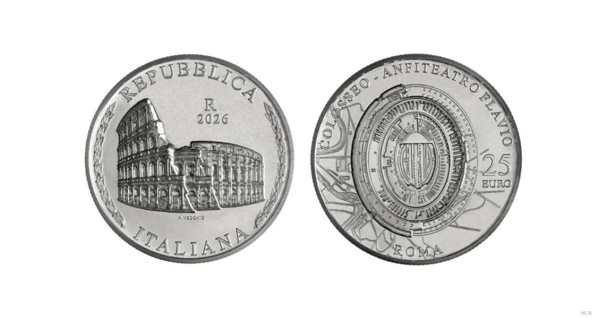 L'Anfiteatro Flavio diventa un capolavoro numismatico: moneta d'argento da 25 euro