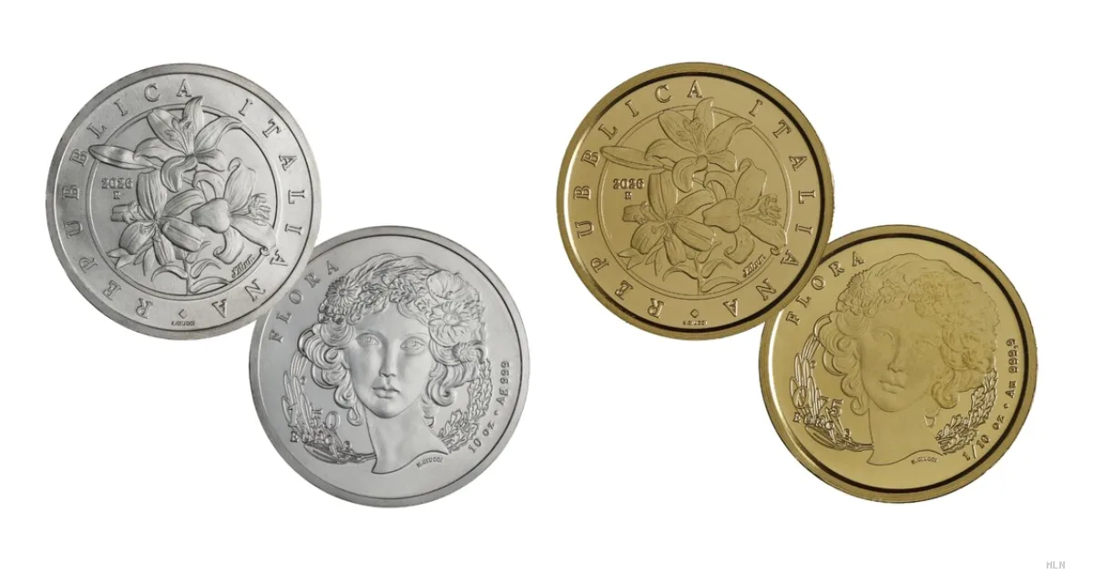 Zecca di Stato celebra il giglio con due monete rare della collezione 2026