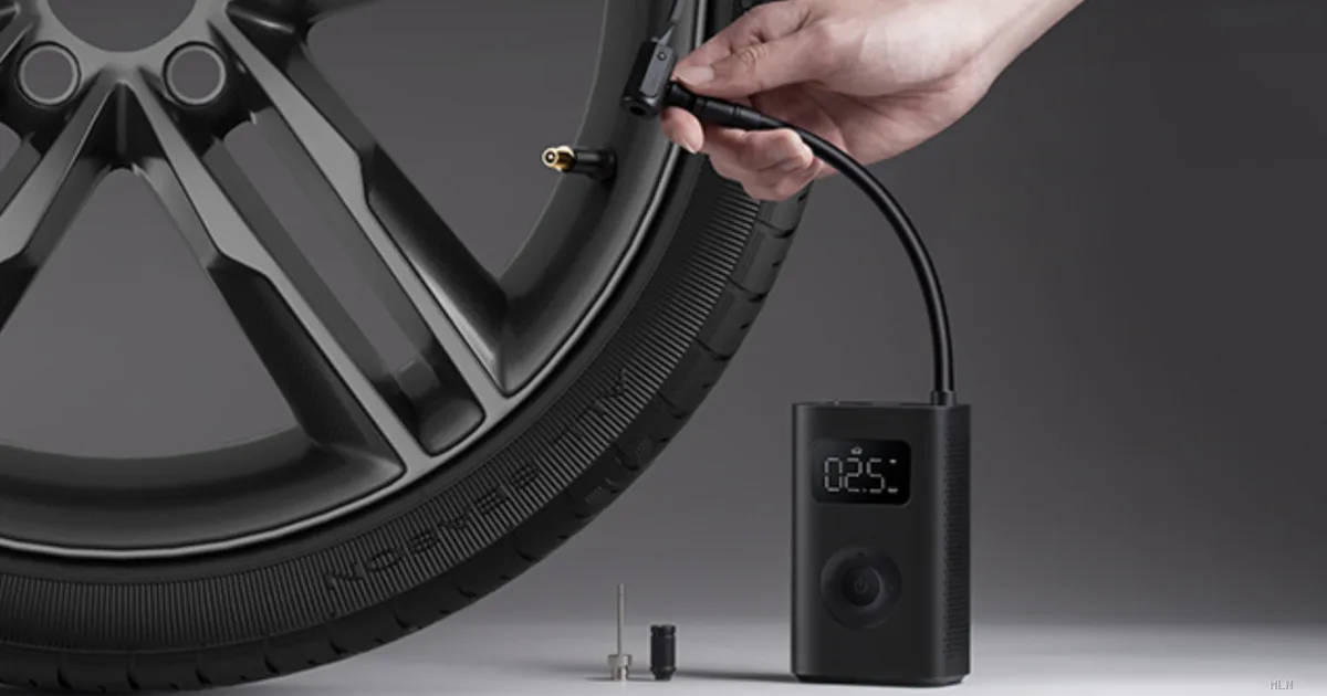 Compressore Xiaomi a 36,90 euro: lo sconto migliore per gonfiare pneumatici ovunque