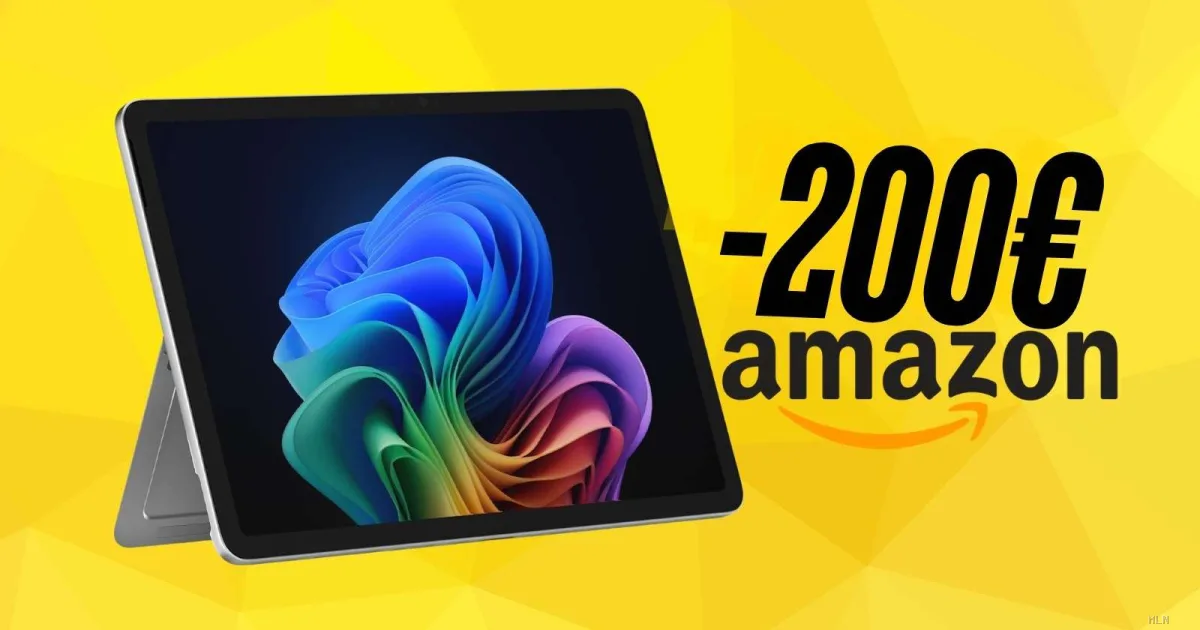 Microsoft Surface Pro 12" in sconto: risparmia 200 euro sul modello Snapdragon X Plus