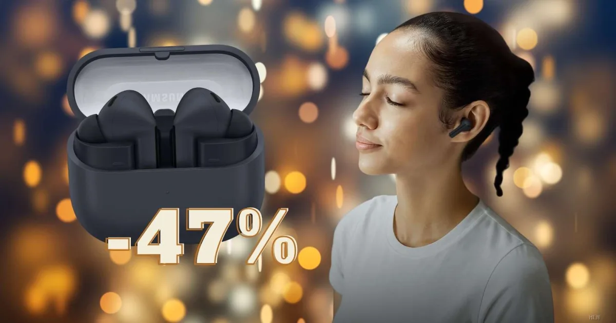 Samsung Galaxy Buds3 FE a prezzo stracciato su Amazon: sconto del 47%