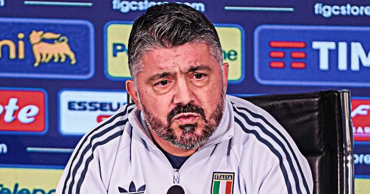 Gattuso difende la scelta di Bergamo: «San Siro diviso e pericoloso». Azzurri in emergenza prima dei playoff
