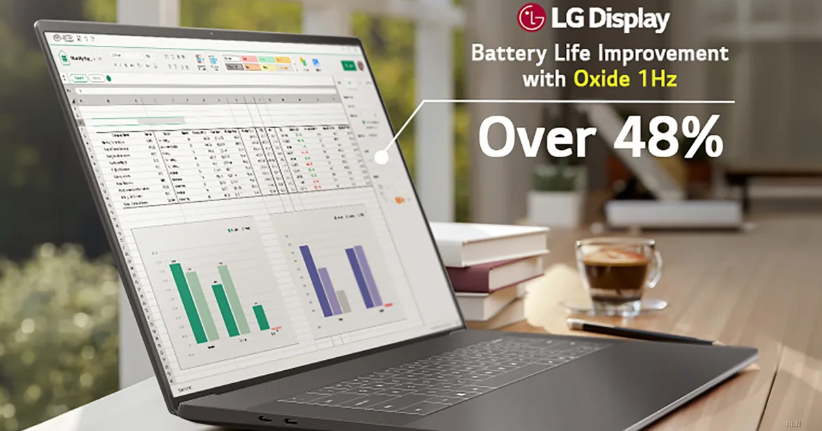 LG rivoluziona i notebook: schermi LCD che adattano la frequenza da 1 a 120 Hz