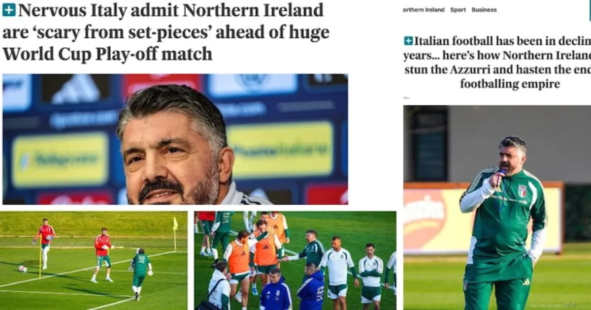 Irlanda del Nord all'attacco: media locali smontano l'Italia, vista come zimbello del calcio europeo