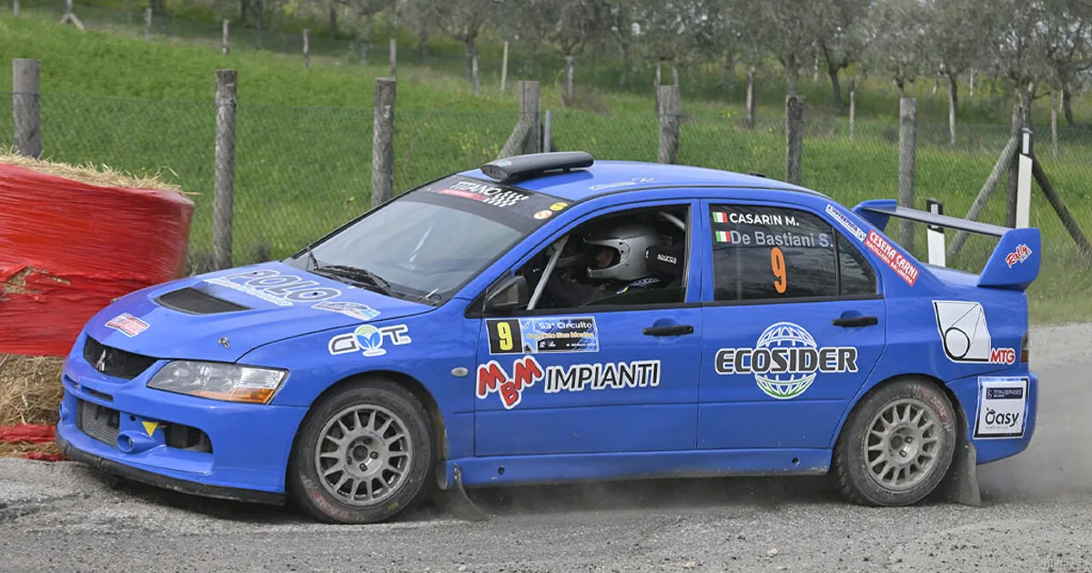 Casarin centra il podio al Circuito San Marino: terzo di classe con Rally Team