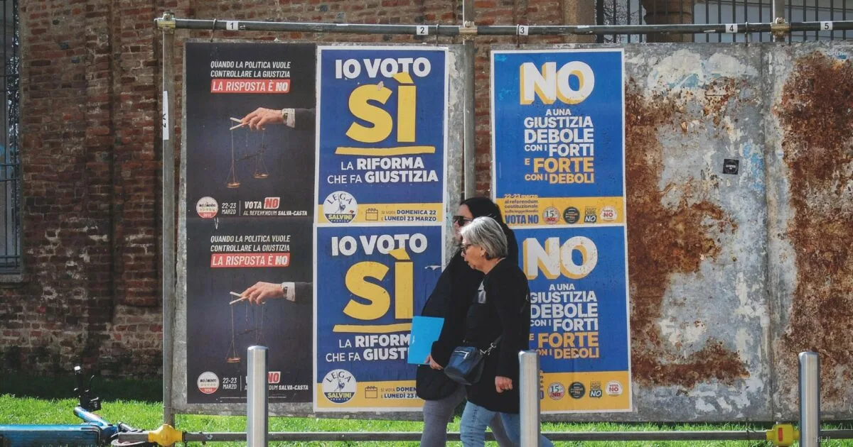 La società civile italiana vince il referendum sulla magistratura: il No stacca di due milioni di voti