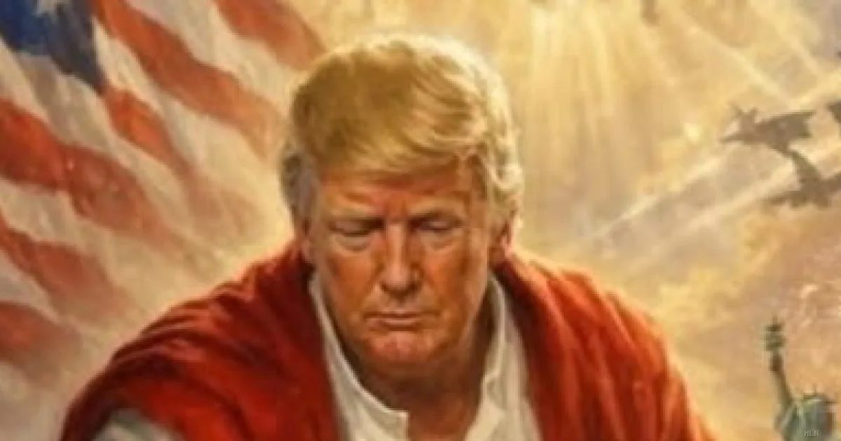 Trump condivide immagine AI con simbologia messianica, poi la cancella dopo le critiche