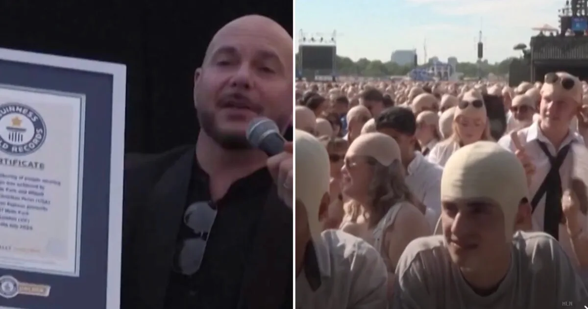 Pitbull batte il record mondiale: oltre 22mila persone calve a Londra per entrare nel Guinness